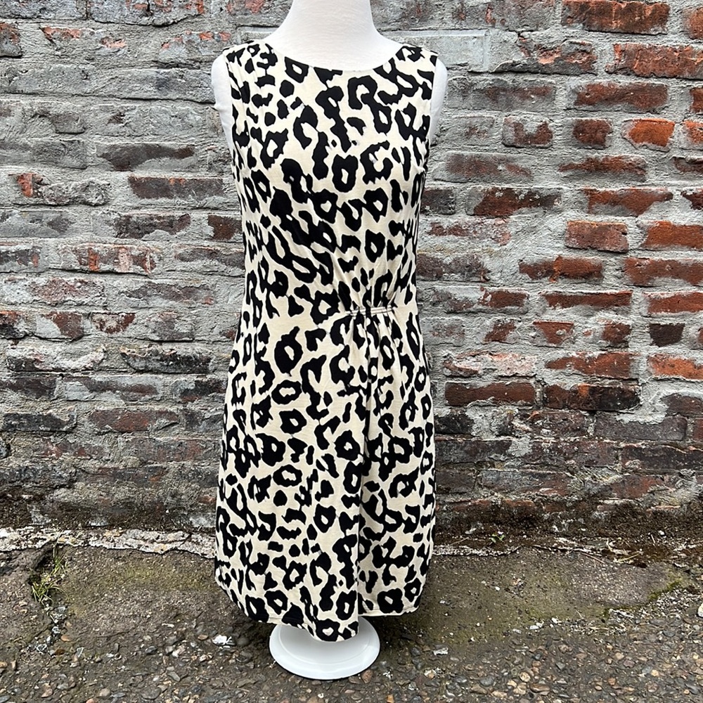 Ann Taylor Loft Animal Print Sleeveless Dress NWT Size Small